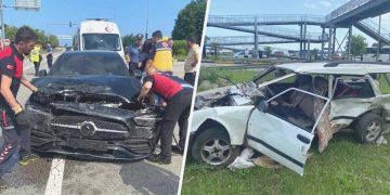 Galatasaraylı futbolcu trafik kazası geçirdi