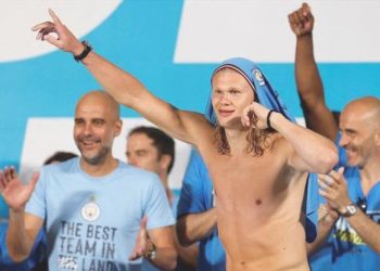 Manchester’da çılgın kutlama