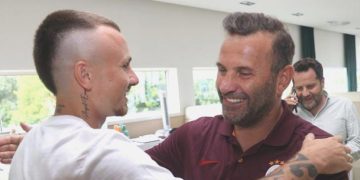 Angelino birinci idmanına çıktı