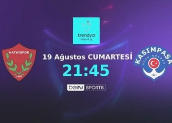 Atakaş Hatayspor’un konuğu Kasımpaşa