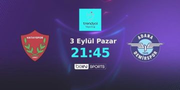 Atakaş Hatayspor’un konuğu Yukatel Adana Demirspor