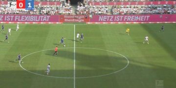 Bundesliga’da haftanın golü geldi! Orta alandan…