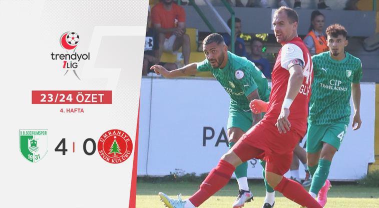 ÖZET | Bodrum FK, Ümraniyespor’a gol oldu yağdı