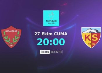 Atakaş Hatayspor’un konuğu Mondihome Kayserispor