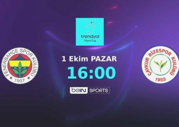 Beklenen 11’ler | Fenerbahçe – Çaykur Rizespor