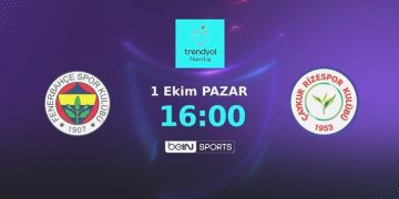 Beklenen 11’ler | Fenerbahçe – Çaykur Rizespor