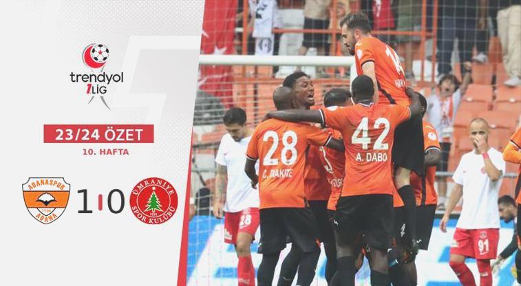 ÖZET | Adanaspor 1-0 Ümraniyespor