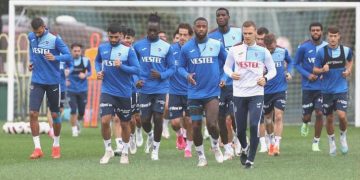 Trabzonspor 6 eksikle çalıştı