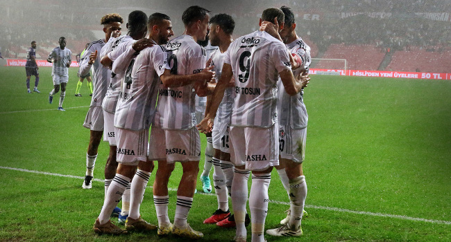 Beşiktaş, Samsunspor deplasmanında kazandı