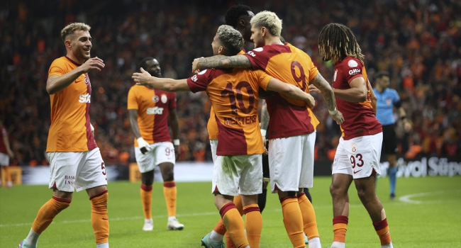 Galatasaray’dan evinde 4 gollü galibiyet