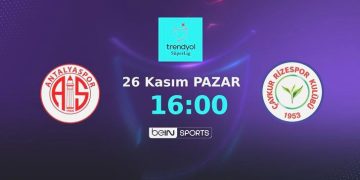 Çaykur Rizespor, Bitexen Antalyaspor deplasmanında