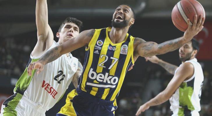 Fenerbahçe Beko’dan Manisa’da 13 sayı fark