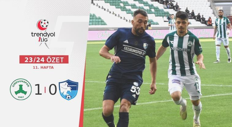 ÖZET | Bitexen Giresunspor tek golle 3 puanı aldı