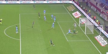 Trabzonspor kalesinde inanılmaz anlar! Direkten döndü…
