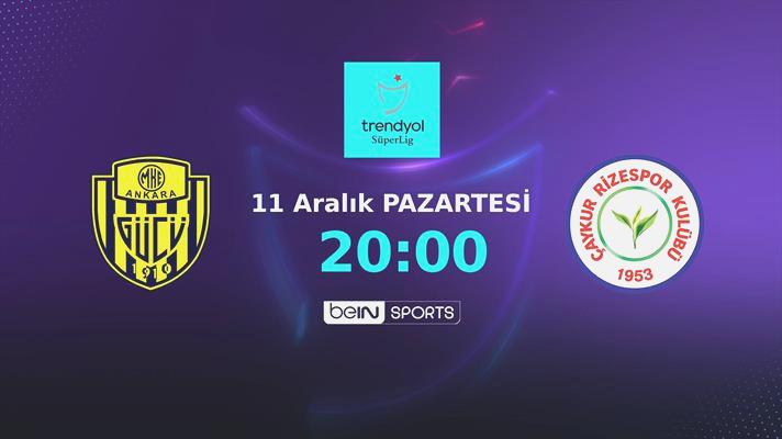 Başkentte güçlü randevu! MKE Ankaragücü’nün konuğu Çaykur Rizespor