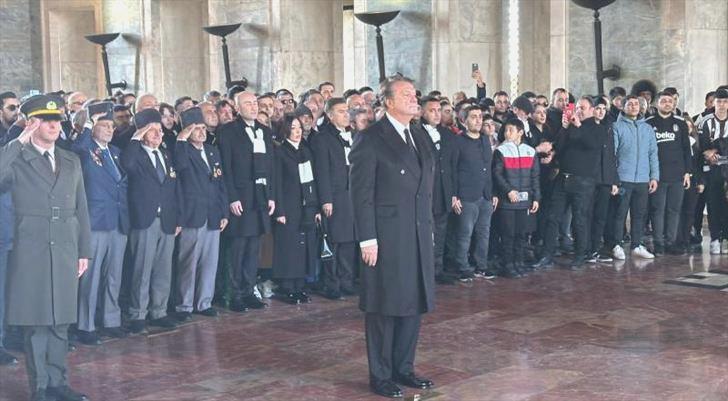 Beşiktaş Kulübünden Anıtkabir’e ziyaret
