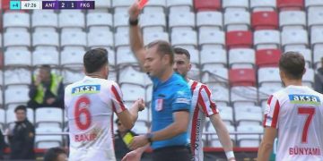 Bitexen Antalyaspor 10 kişi kaldı