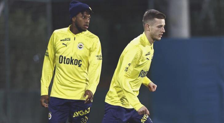 Fred grupla çalıştı, Fenerbahçe idman yaptı