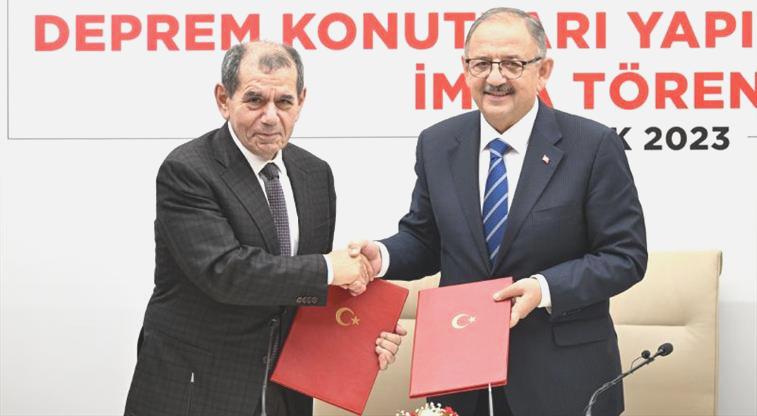 Galatasaray ve TOKİ’den 300 konutluk mutabakat