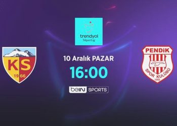 Mondihome Kayserispor’un konuğu Siltaş Yapı Pendikspor