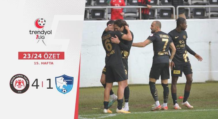 ÖZET | Ahlatcı Çorum FK meskeninde 4 golle kazandı