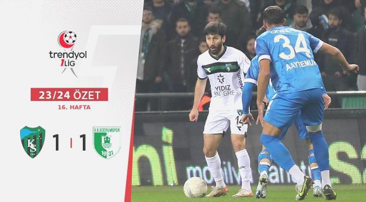 ÖZET | Kocaelispor tepe yarışında yara aldı