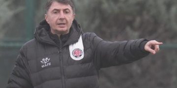 Şota Arveladze birinci idmanına çıktı