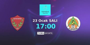 Atakaş Hatayspor’un konuğu Corendon Alanyaspor