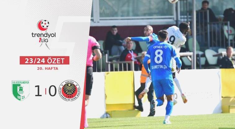 ÖZET | Bodrum FK, 90+7’de galibiyeti kaptı