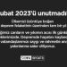 6 Şubat 2023’ü unutmadık…