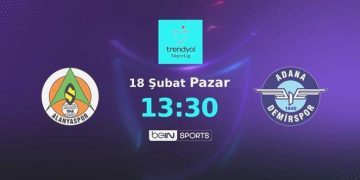 Corendon Alanyaspor’un rakibi Yukatel Adana Demirspor