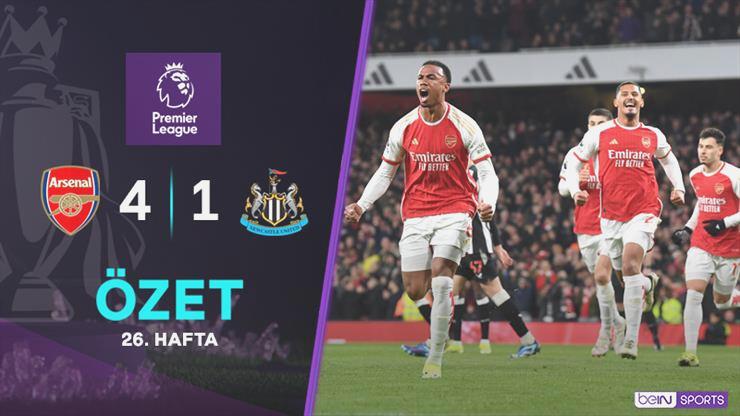 ÖZET | Arsenal, Newcastle United’ı dörtledi