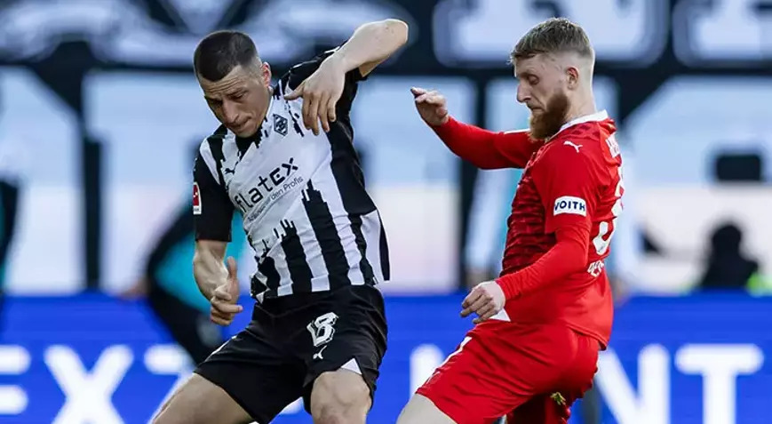 Heidenheim ile Borussia Mönchengladbach puanları paylaştı!