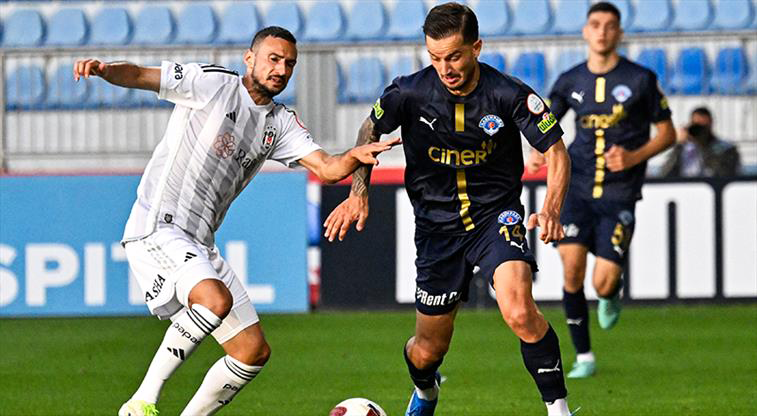 Beşiktaş, Kasımpaşa deplasmanında 2 golle mağlup oldu