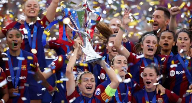 UEFA Kadınlar Şampiyonlar Ligi’nde şampiyon Barcelona oldu