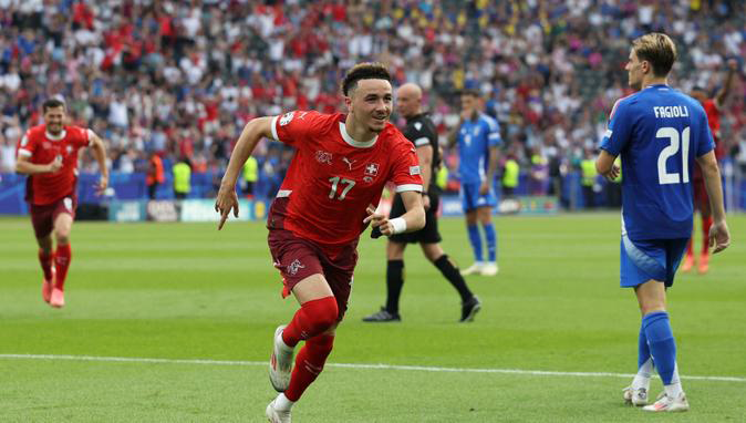 EURO 2024’te ilk çeyrek finalist İsviçre