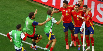 Ev sahibi Almanya’yı eleyen İspanya ilk yarı finalist oldu