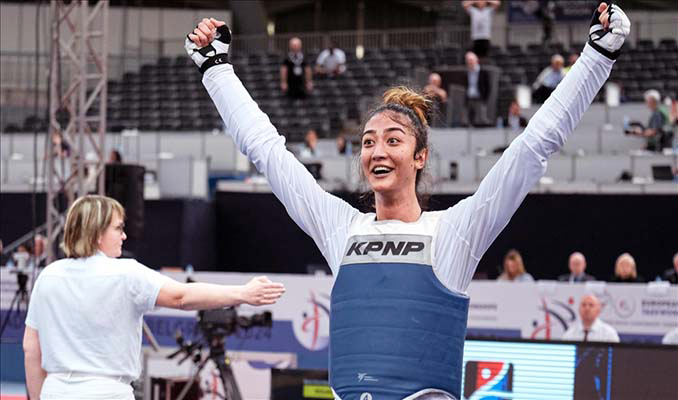 Nafia Kuş Aydın, taekwondoda yarı finalde