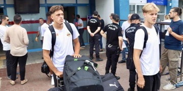 Rapid Wien kafilesi, Trabzon’da