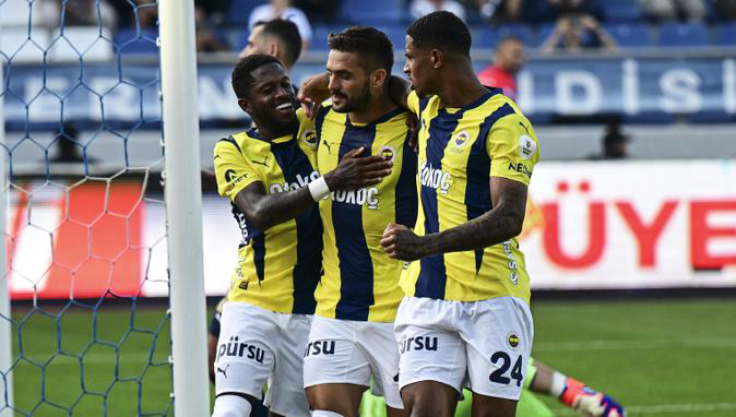 Fenerbahçe 3 puana 2 golle aldı