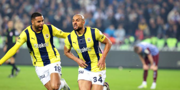 Fenerbahçe Trabzonspor’u deplasmanda mağlup etti