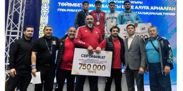 Milli güreşçilerden Kazakistan’da 2’si altın 5 madalya