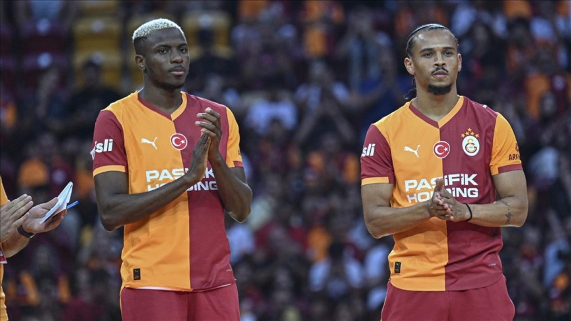 Galatasaray’dan Osimhen ve Sane için imza töreni