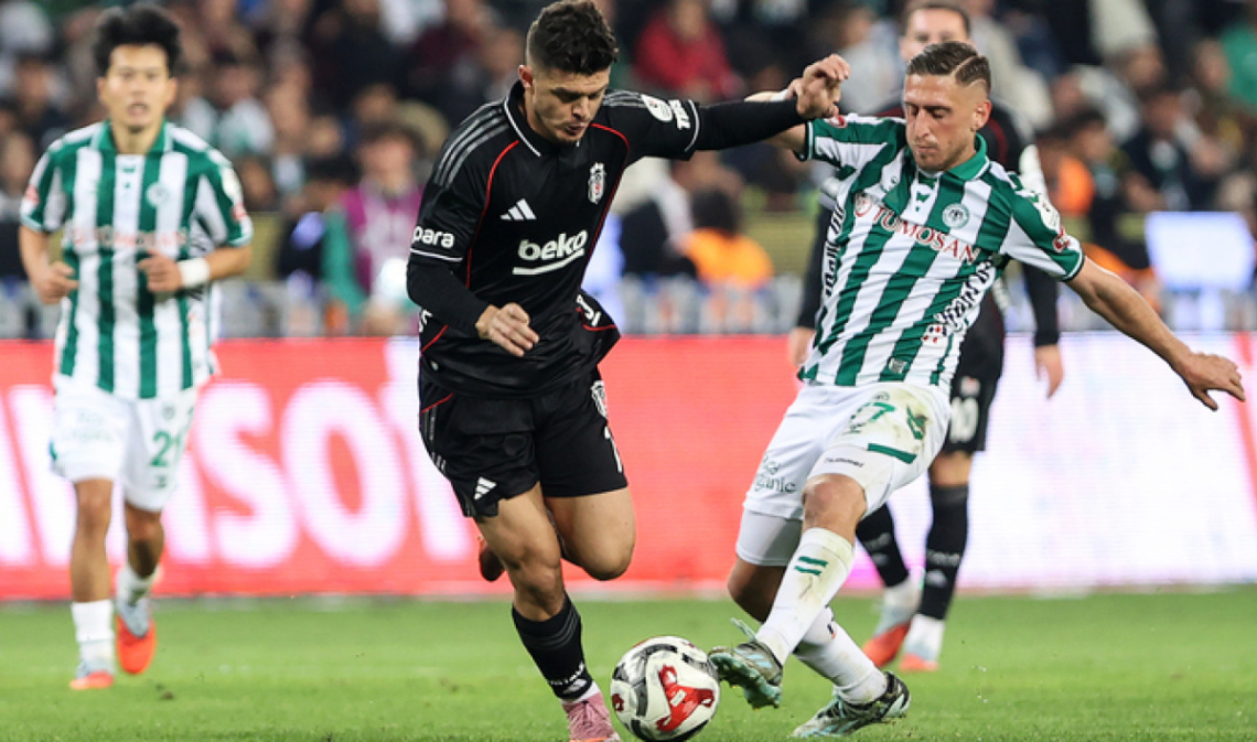 Beşiktaş Konya deplasmanından 3 puan aldı